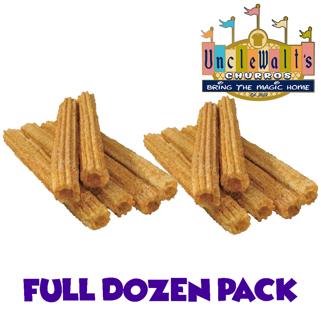 UncleWalt's Classic Disney Frozen Churros Full Dozen Pack