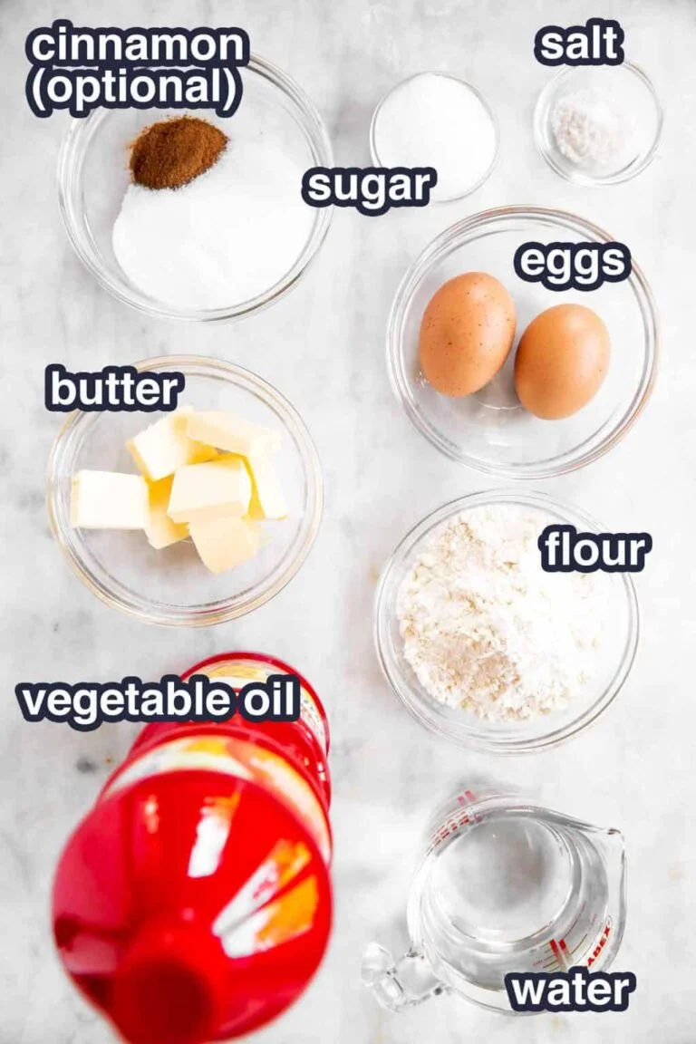 How to Make Churros: A Step-by-Step Guide to Making Churros at Home 2 Ingredients Needed To make churros at home, you'll need the following ingredients: 1 cup (240 ml) water 2 1/2 tablespoons (35 g) white sugar 1/2 teaspoon salt 2 tablespoons (30 ml) vegetable oil 1 cup (125 g) all-purpose flour 2 quarts (2 liters) oil for frying 1/2 cup (100 g) white sugar, or to taste 1 teaspoon ground cinnamonHow to Make Churros: A Step-by-Step Guide to Making Churros at Home